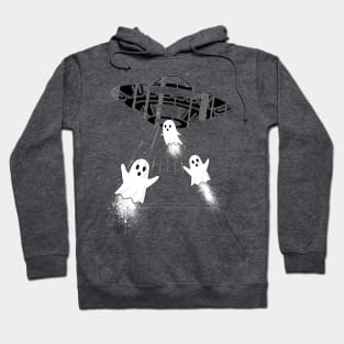 Alien Abduction Ghost Hoodie